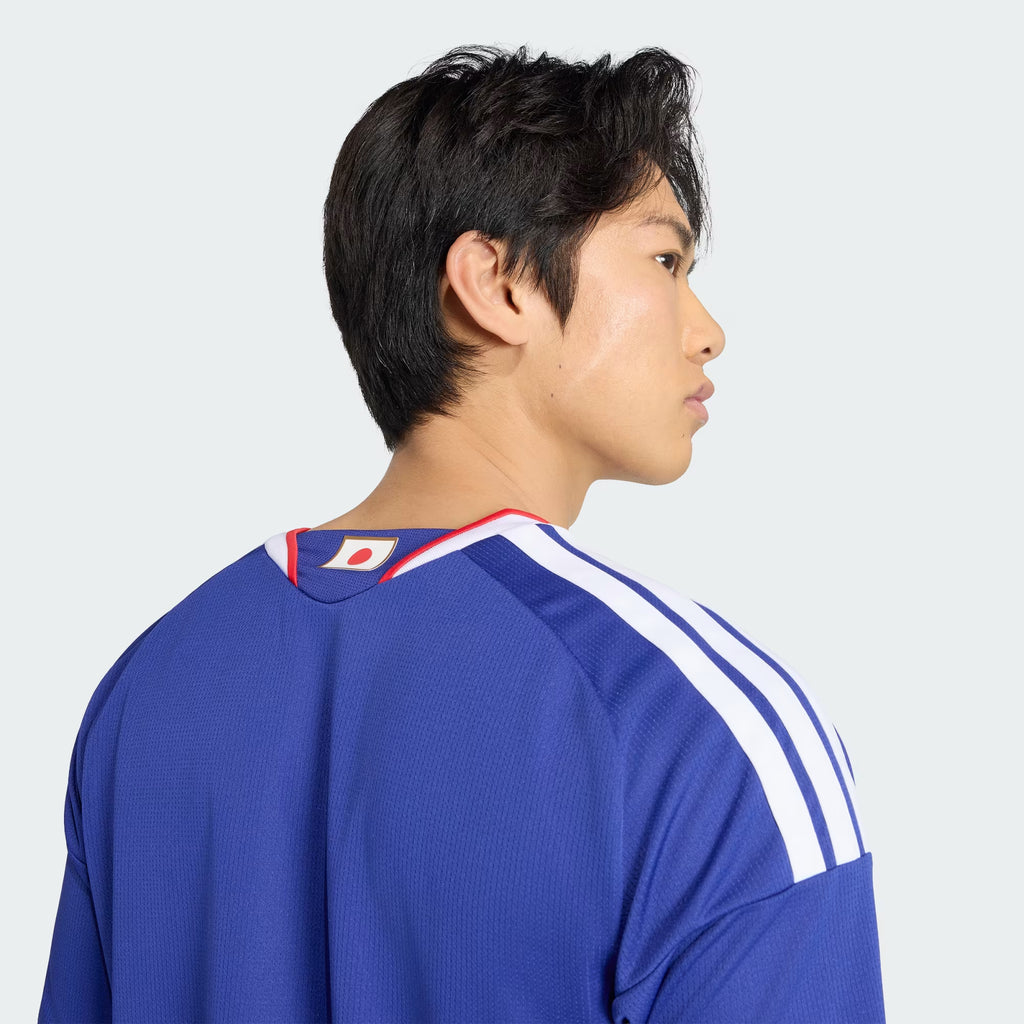 adidas Japan Home Mens Soccer Jersey 26 Japan Blue Ash Blue