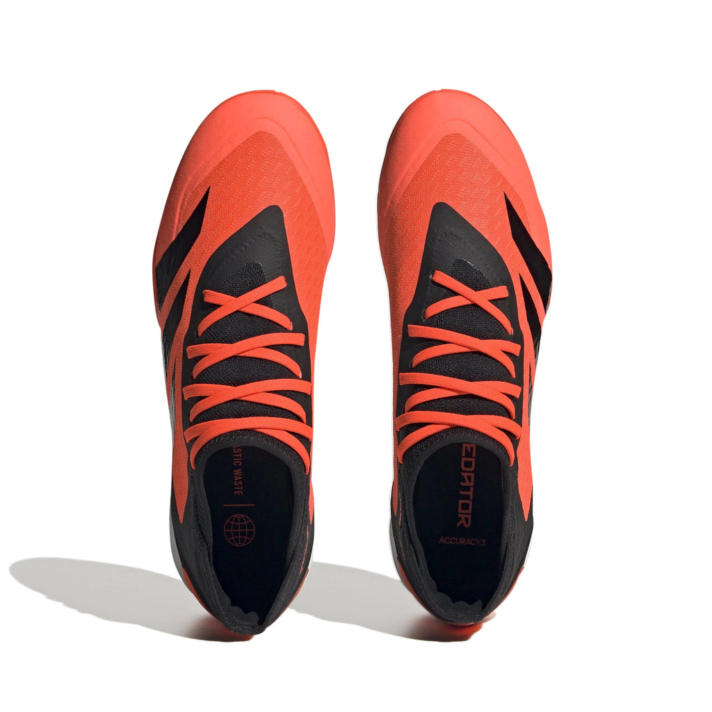 adidas Predator Accuracy3 IN Indoor Soccer Shoes Solar Orange Black