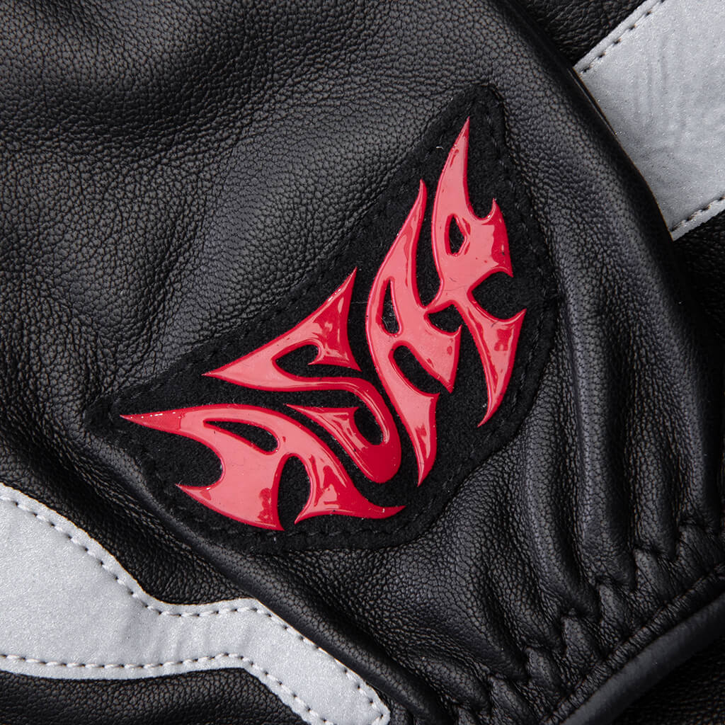 Puma x AAP Rocky Driving Gloves Black Fierce Red
