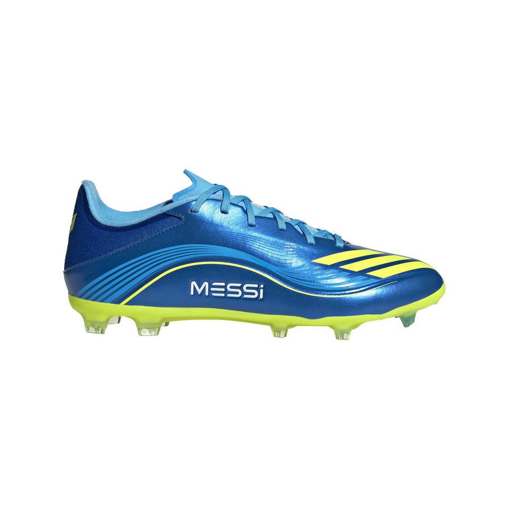 adidas F50 Messi League FG MG Mens Soccer Cleats Royal Blue Yellow Blue