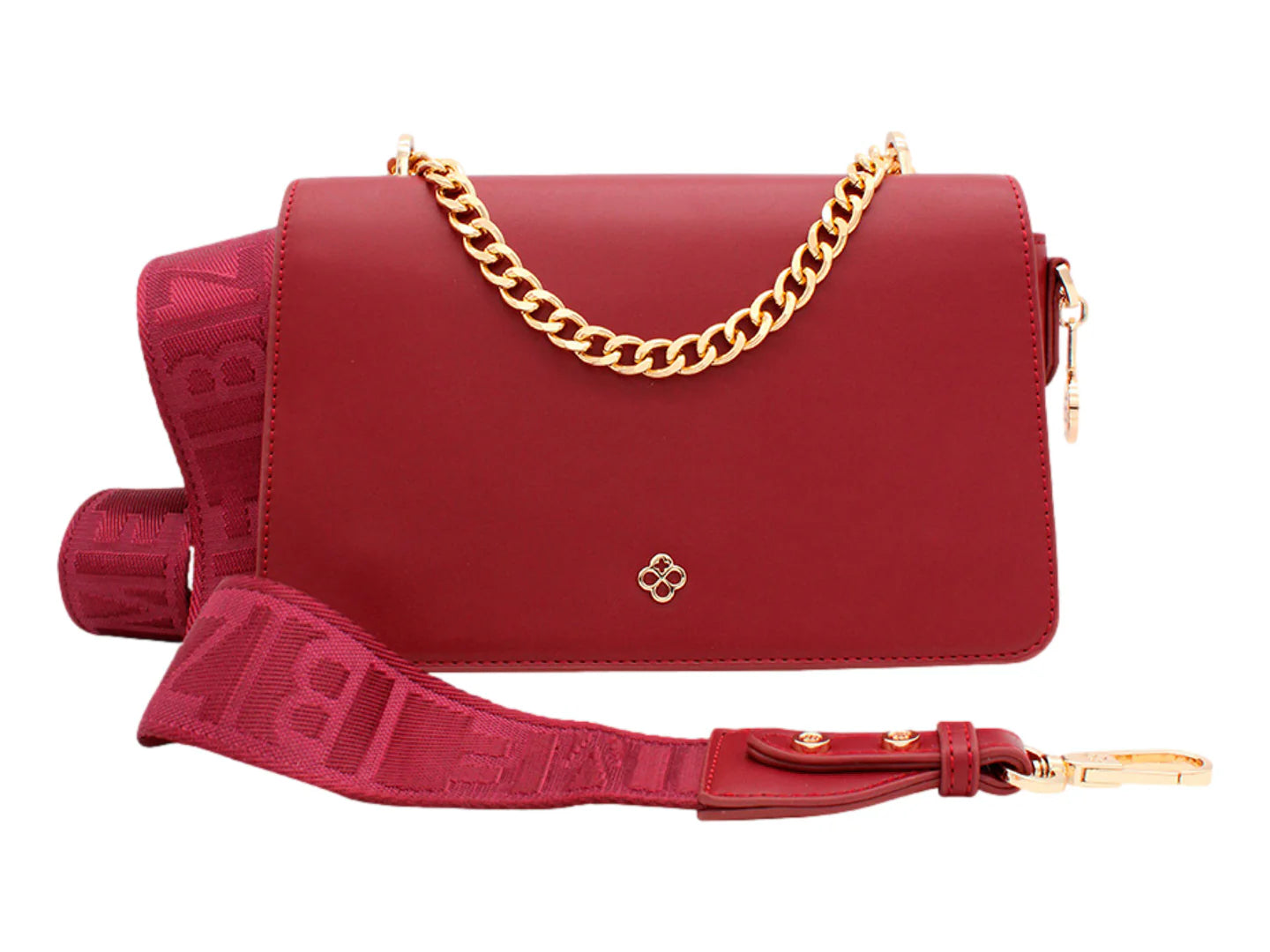 Bolsa de Hombro Jaime Ibiza Rojo para Mujer