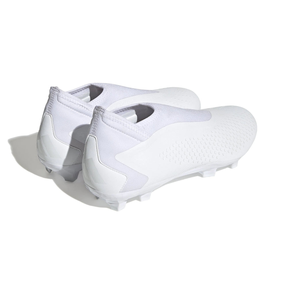adidas Predator Accuracy3 Laceless FG Firm Ground Soccer Cleats White White