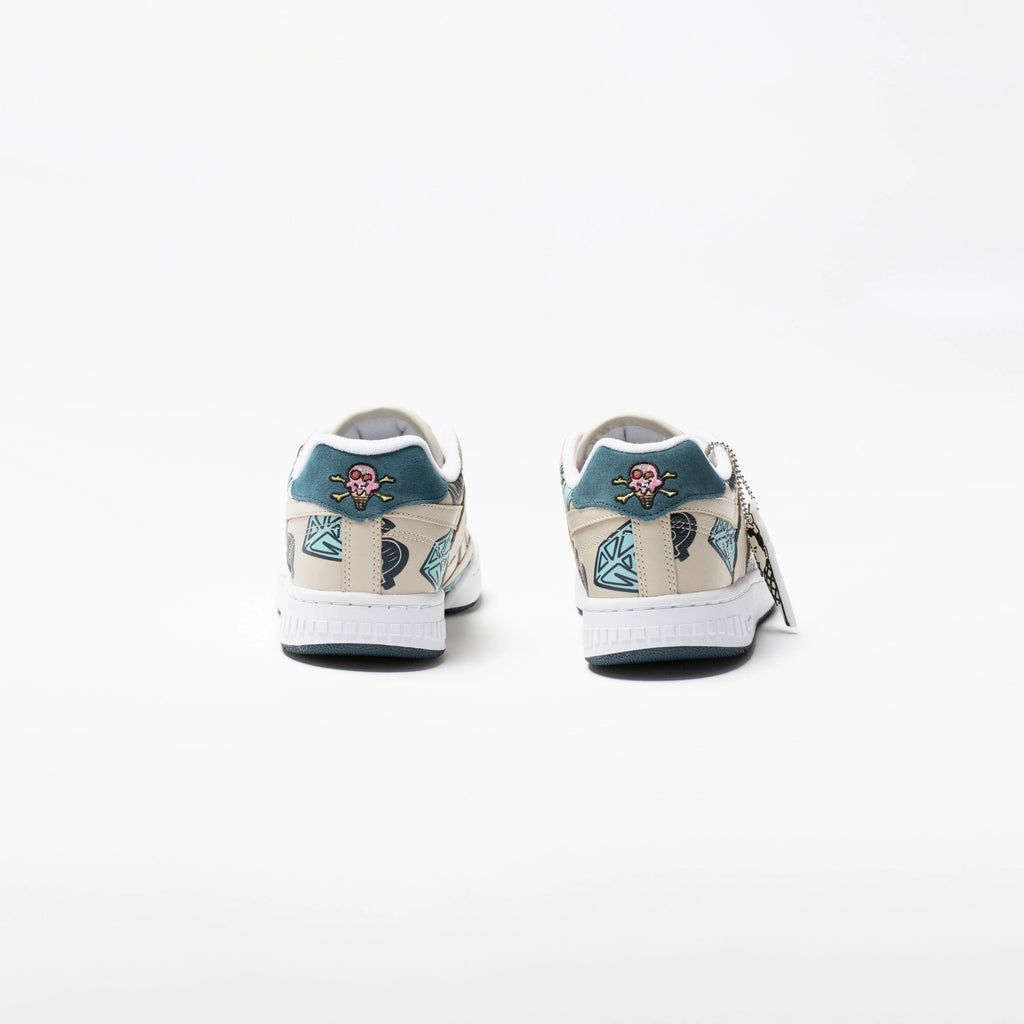 Ice Cream X BB4000 Stucco Mens Lifestyle Shoe Tan White Black Blue