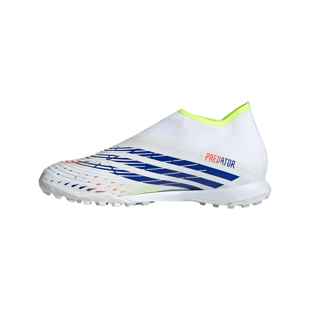 adidas Predator Edge 3 Laceless TF Mens Soccer Cleats White