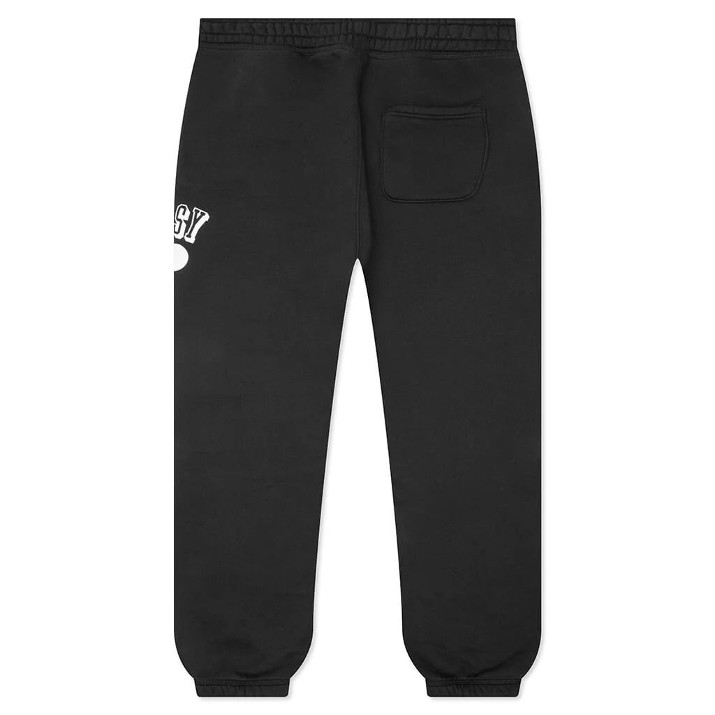 Stussy 80 Fleece Pant Washed Black