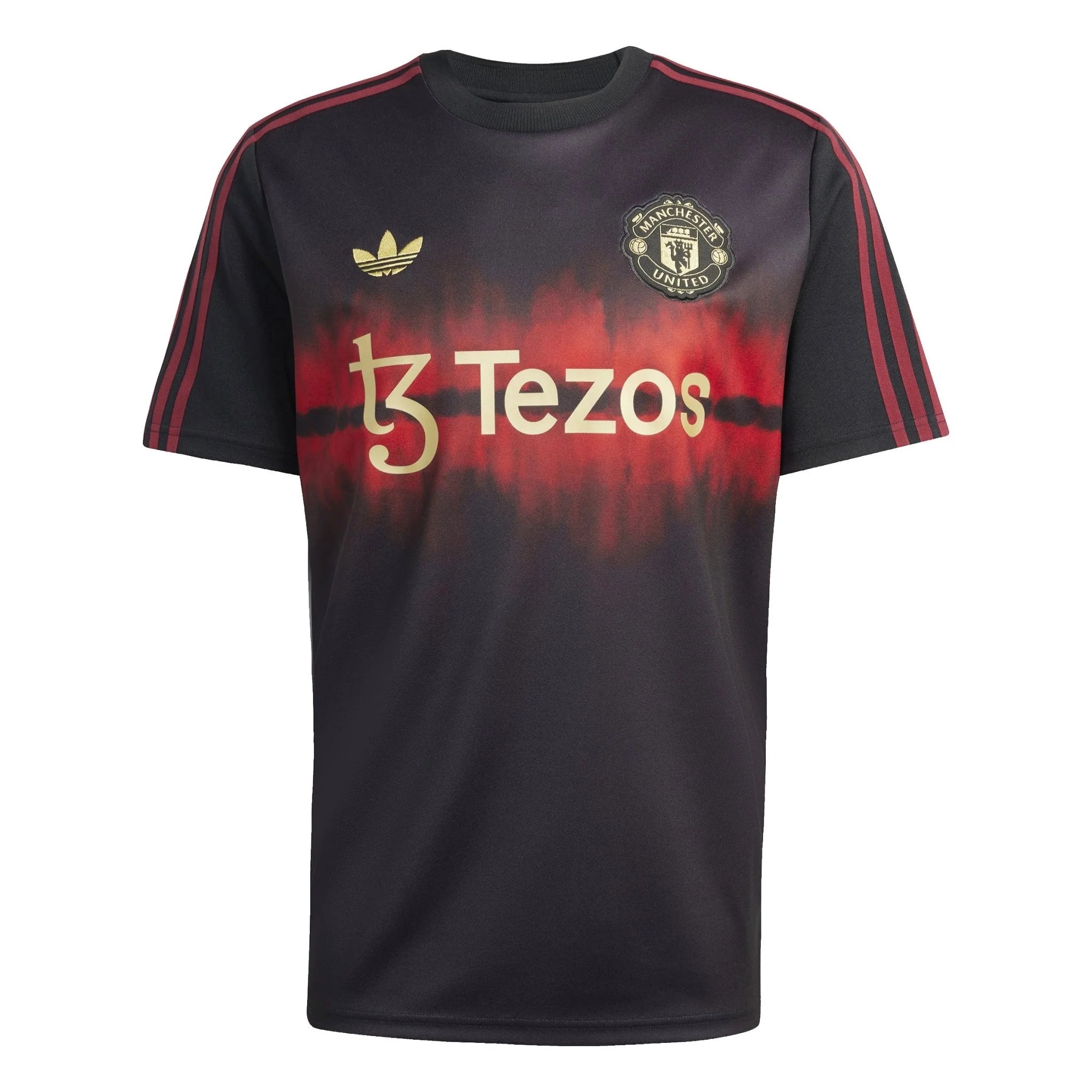 adidas Mens Manchester United CNY Jersey 24 25 Black
