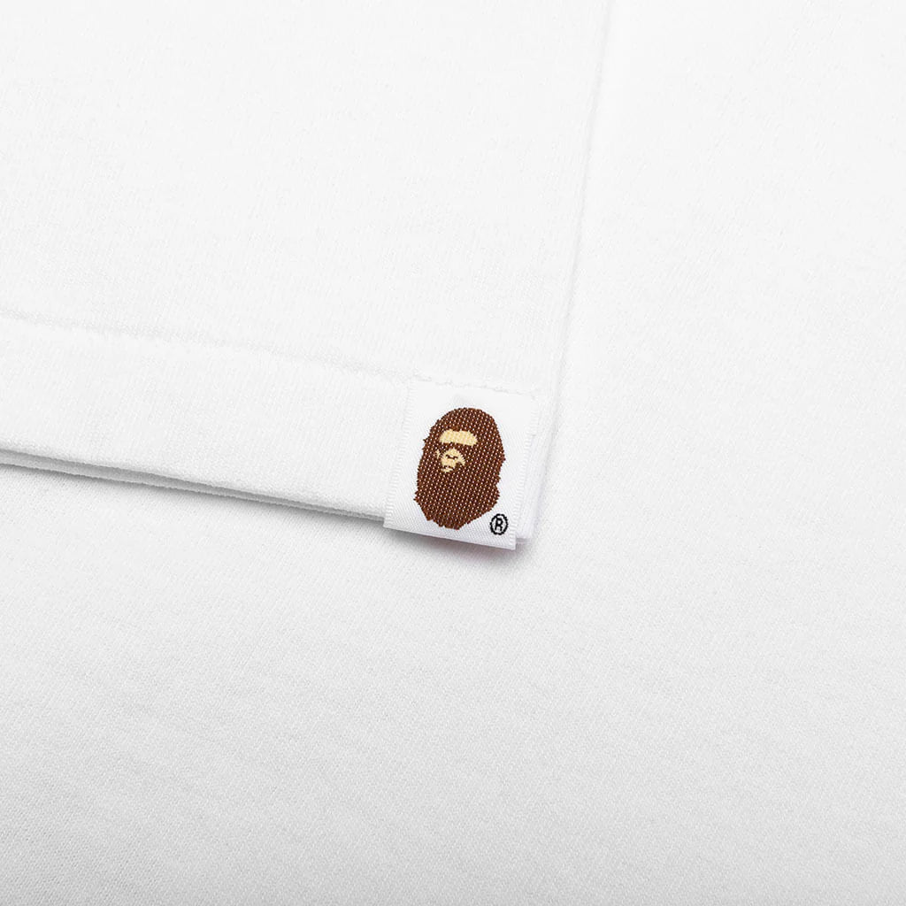 Bape Check By Bathing Ape Tee White