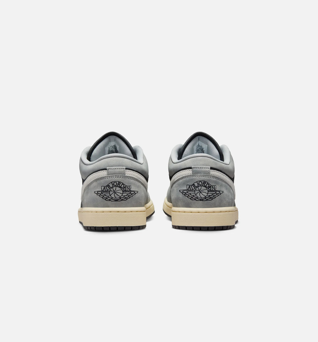 Air Jordan 1 Low SE Mens Lifestyle Shoe Light Smoke Grey White Off Noir
