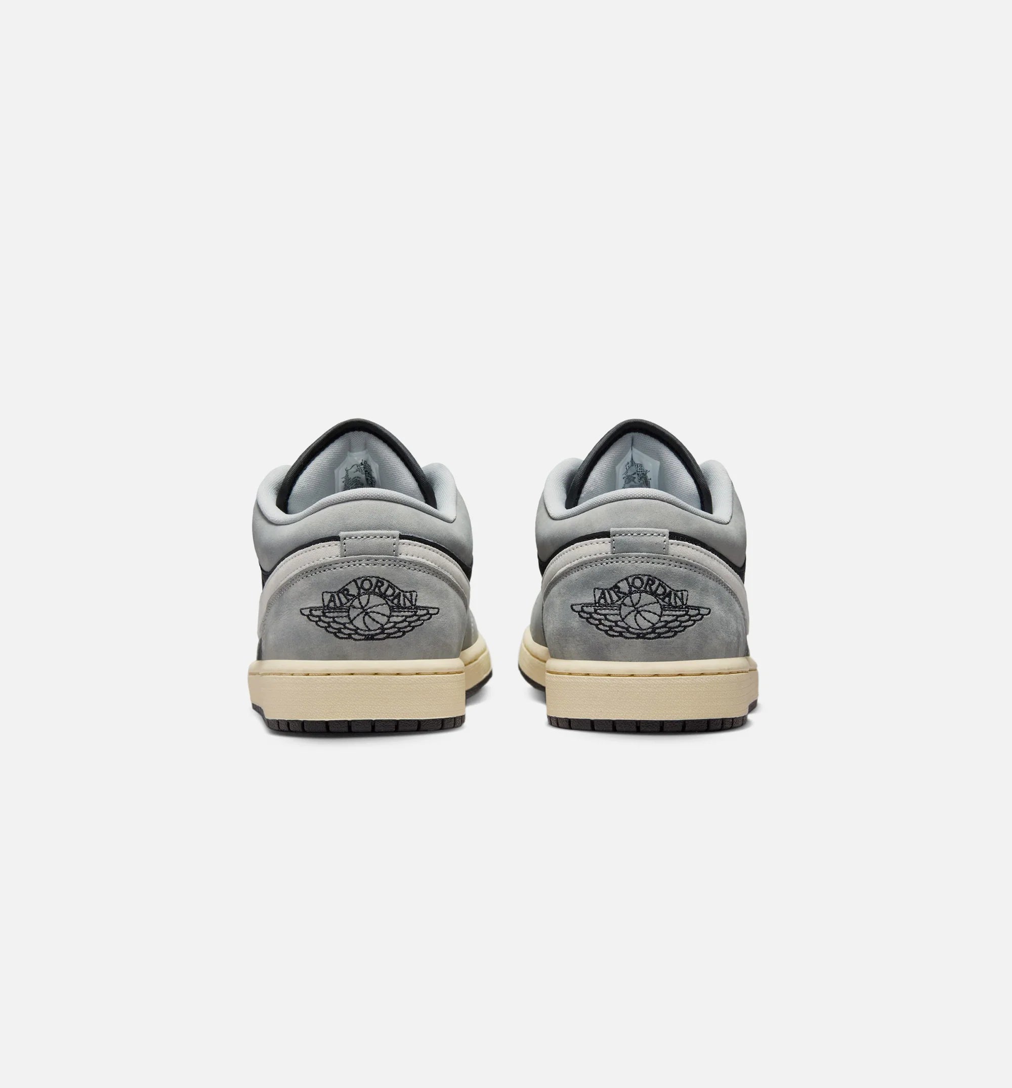 Air Jordan 1 Low SE Mens Lifestyle Shoe Light Smoke Grey White Off Noir