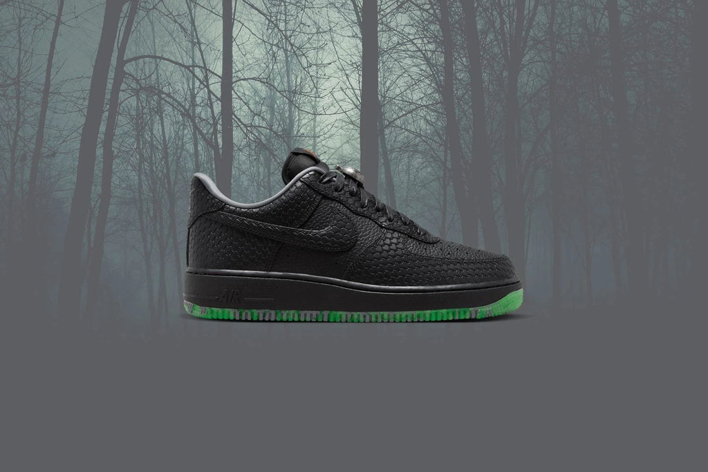 Air Force 1 07 PRM Halloween Black Smoke Grey Campfire Orange