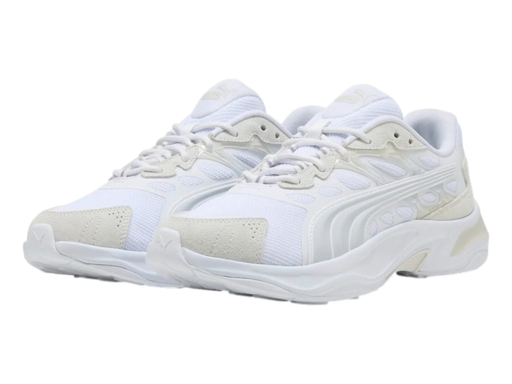 Tenis PUMA Insphere Blanco y Gris para Mujer