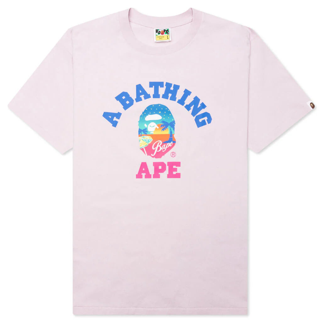 Bape Sunset Beach Tee Purple