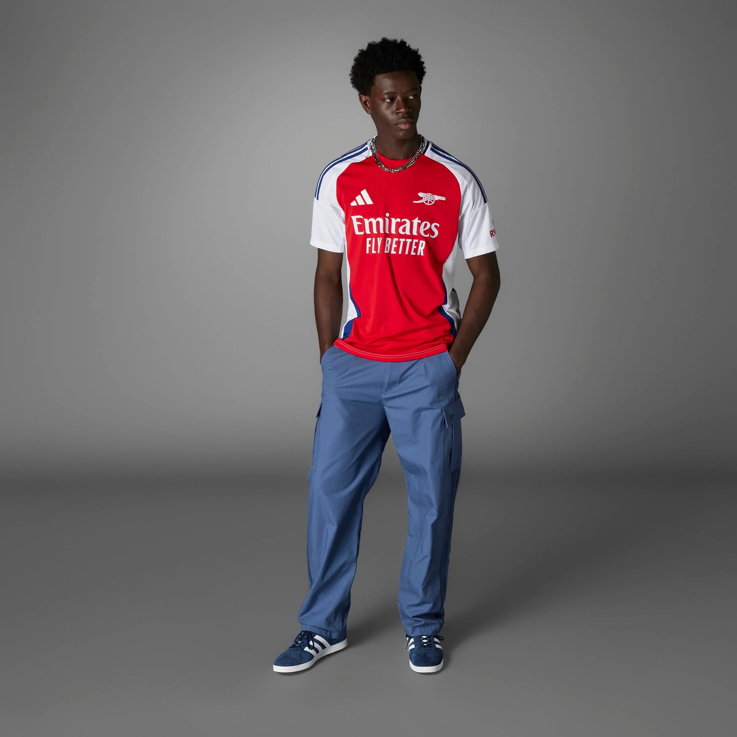 adidas Mens Arsenal FC Home Jersey 24 25