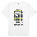Bape Check By Bathing Ape Tee White