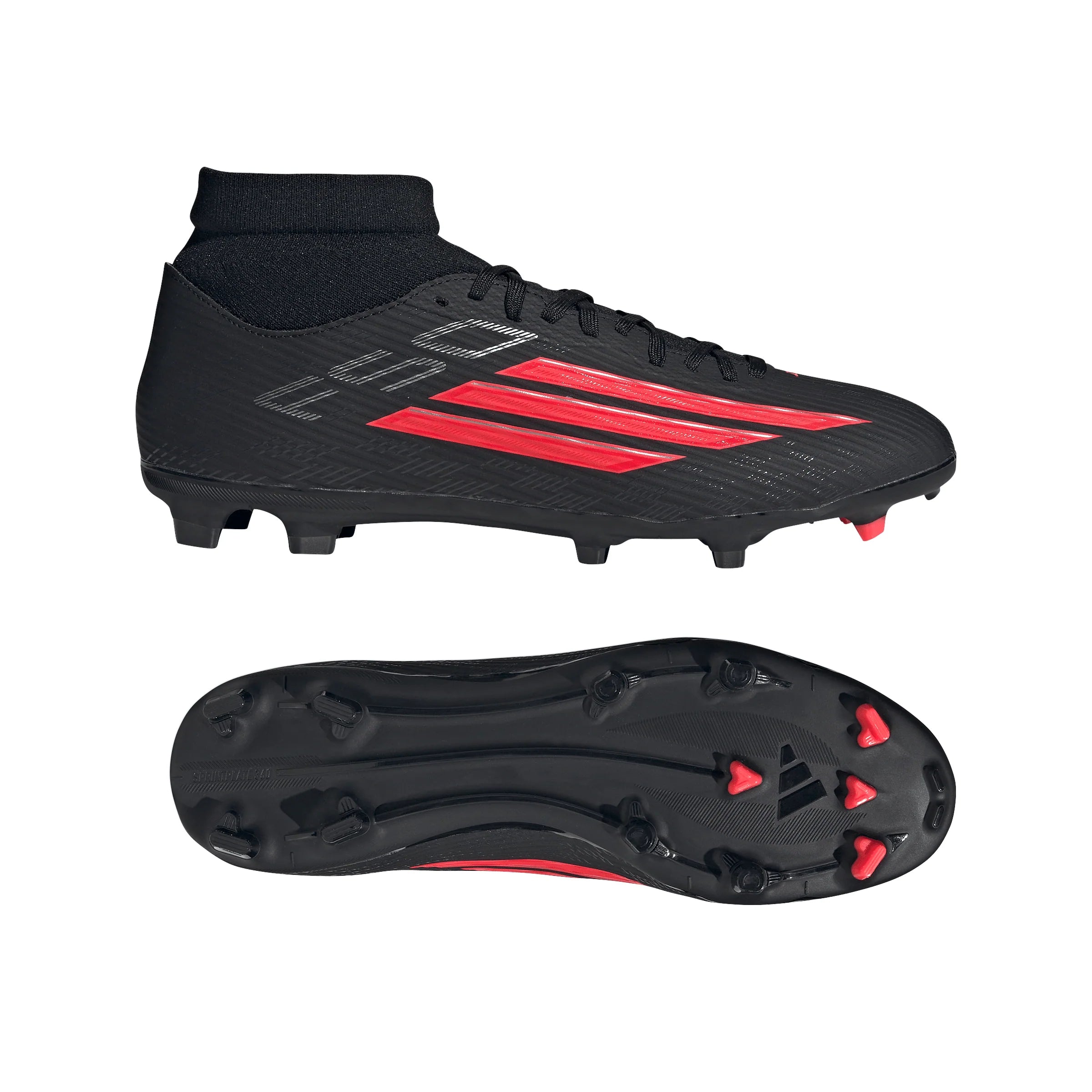 adidas F50 League Mid Cut FG MGFirm Ground Multi Ground Mens Soccer Cleats Black