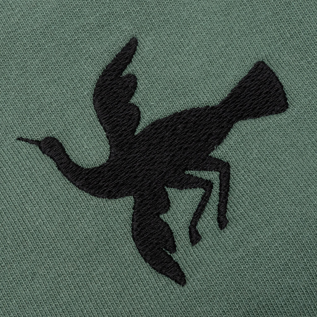 Snaked by a Horse Crewneck Sweatshirt Pine Green