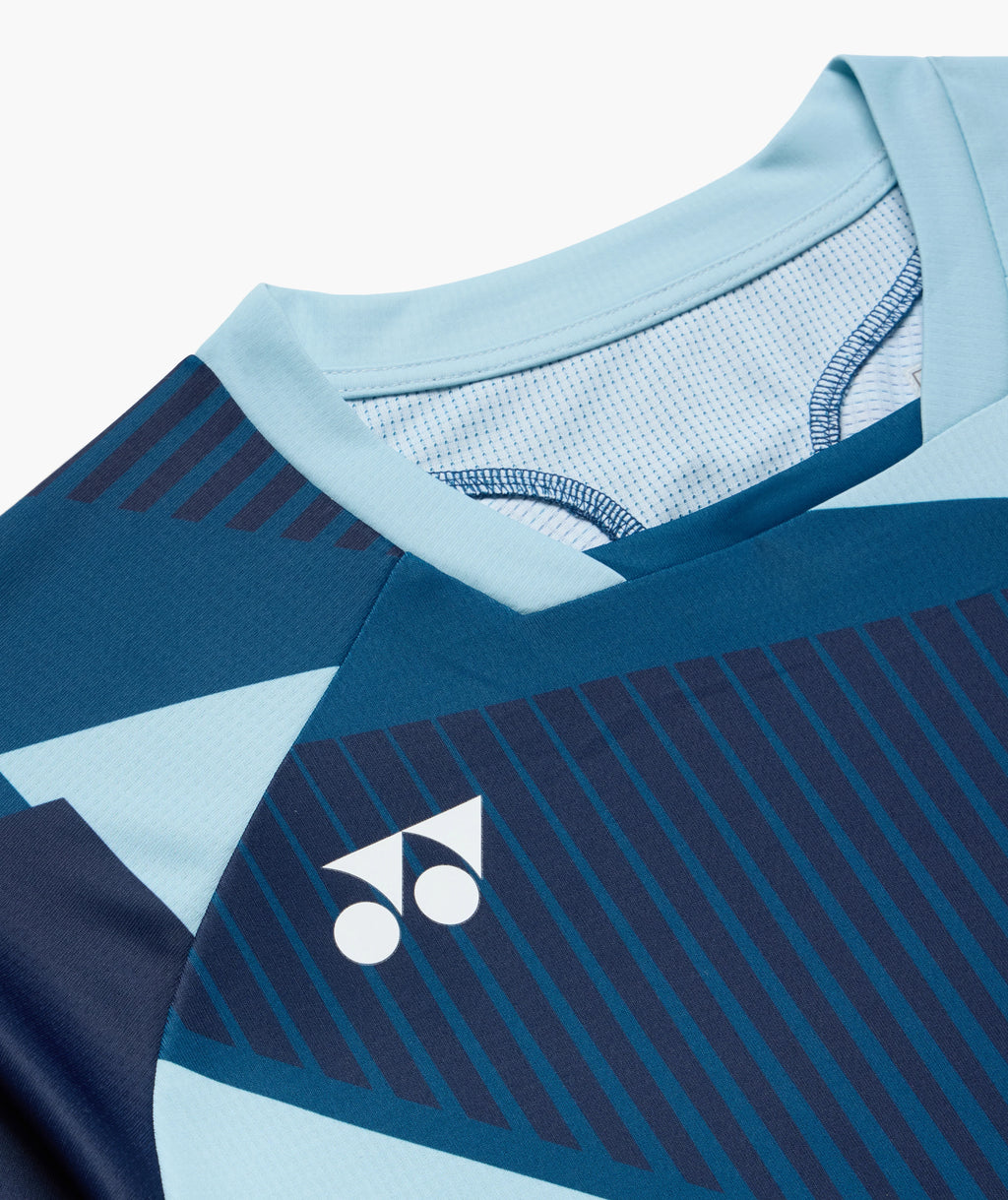 ALL ENGLAND GEO PATTERN CREW NECK SHIRT