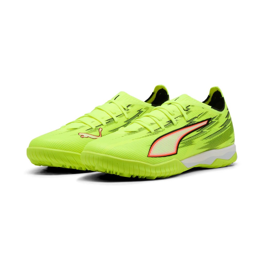 PUMA Ultra 6 Match TT Turf Mens Soccer Cleats Yellow Black Red