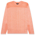 Engineered Panel Sweater Orange