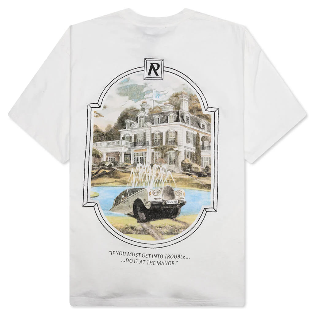 Revere Manor T Shirt Aged White