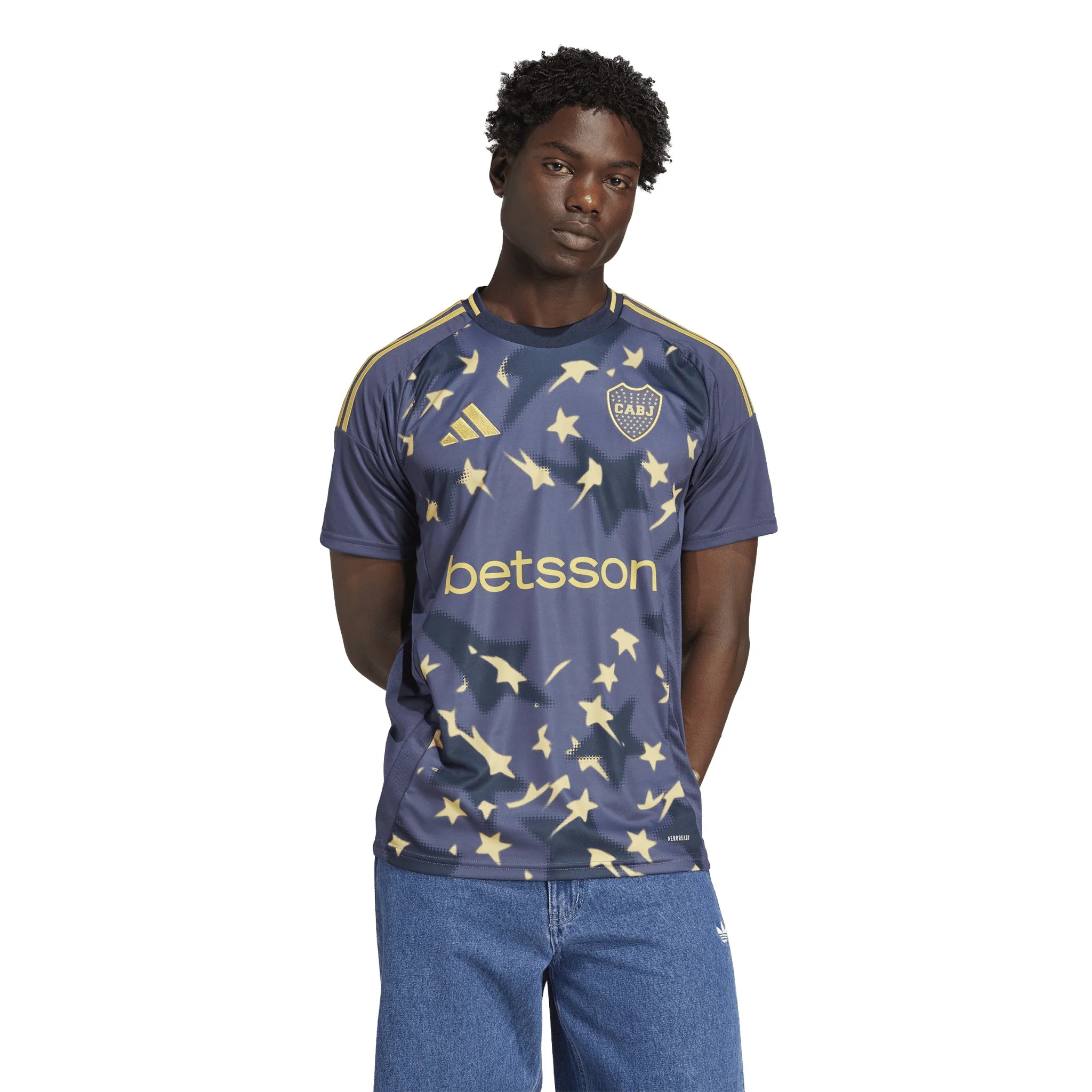 adidas Mens Boca Juniors Third Jersey 24 25 Navy