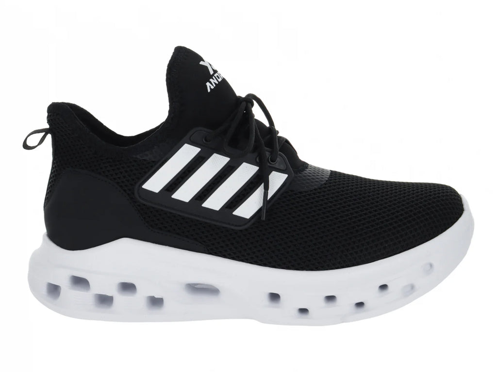 Tenis de Baloncesto Andrax Negro y Blanco para Hombre
