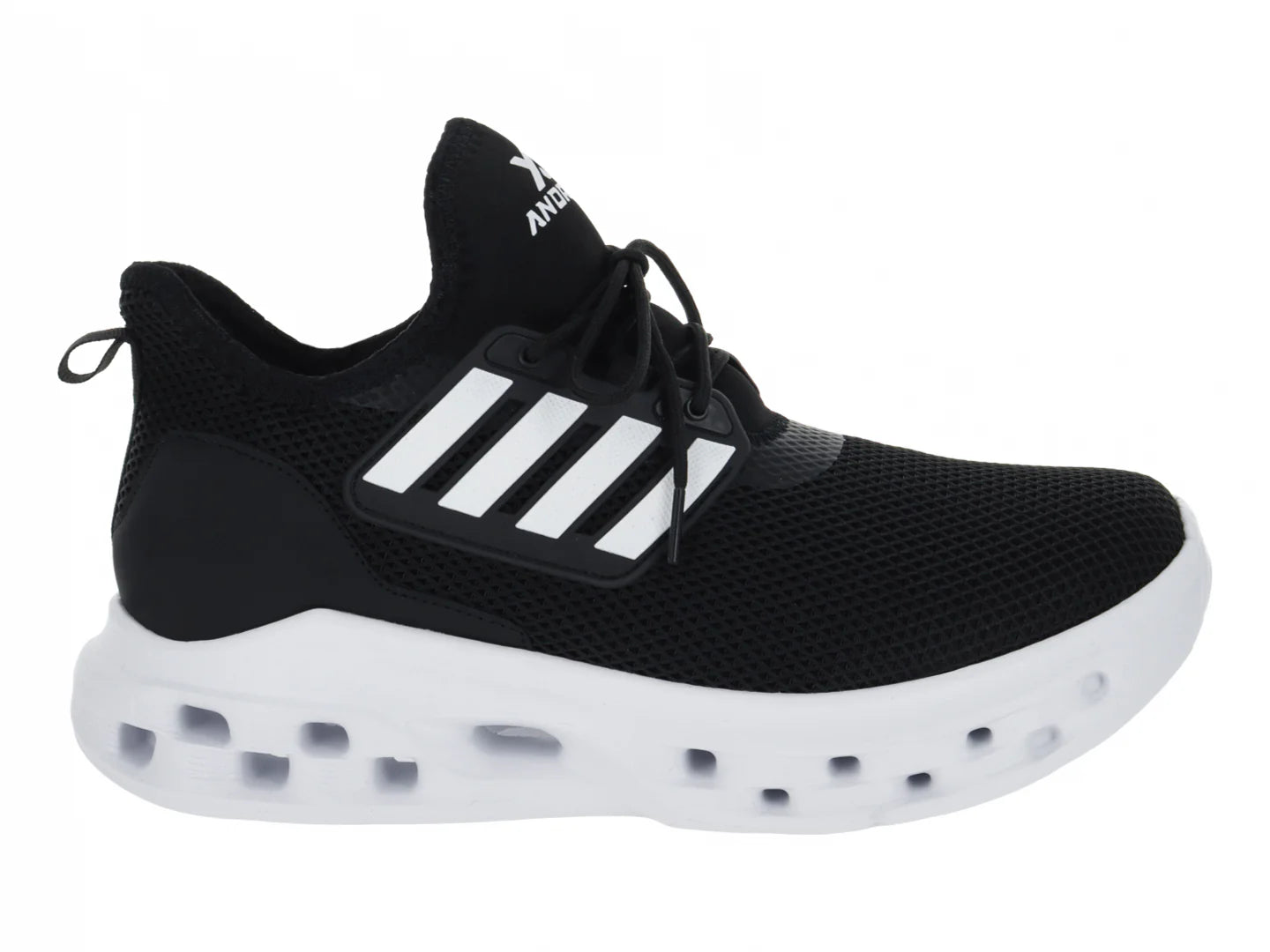 Tenis de Baloncesto Andrax Negro y Blanco para Hombre