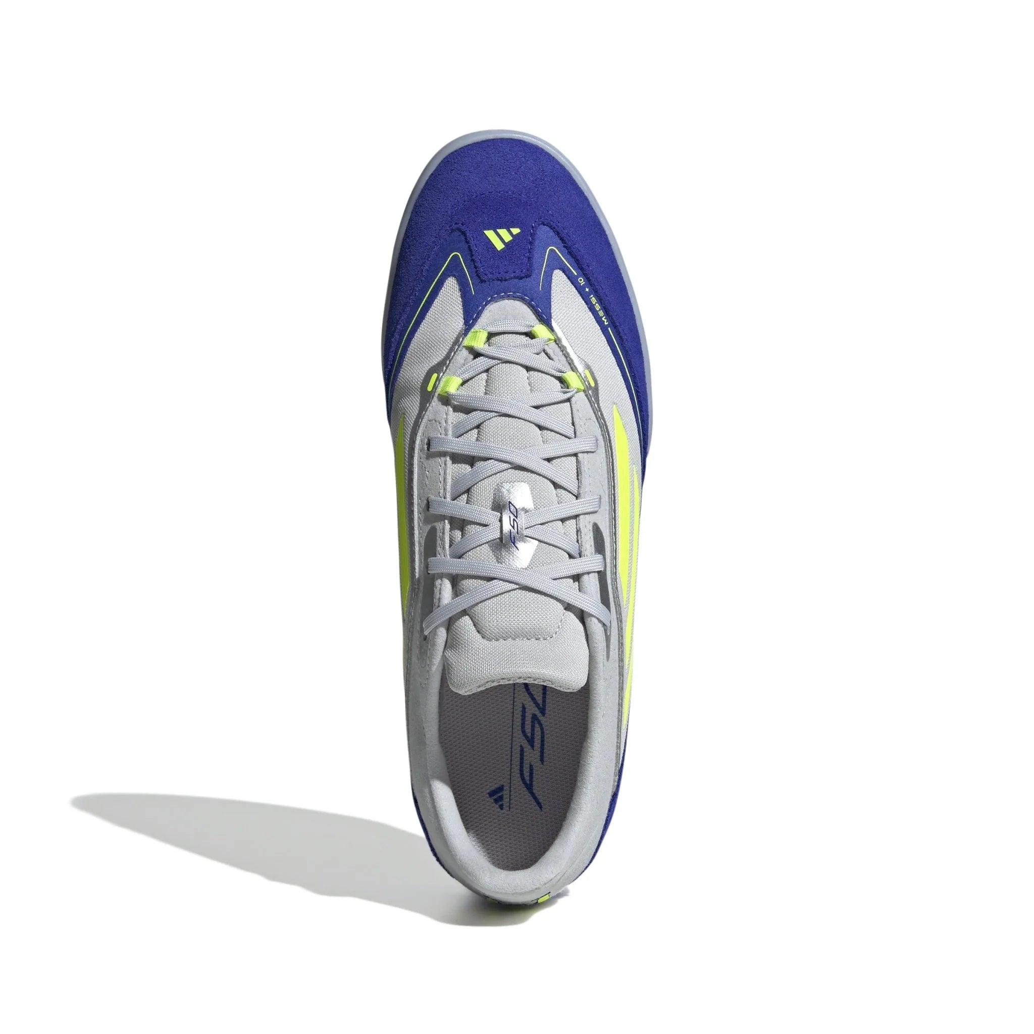 adidas F50 Messi Freestyle Indoor Boots Silver Yellow Blue