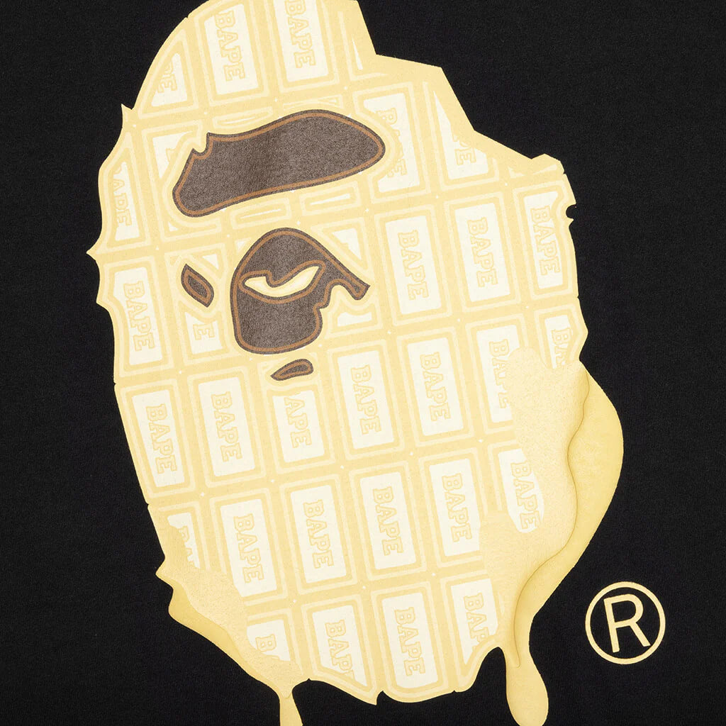 Valentine Chocolate Ape Head Tee Black