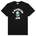 Woodland Camo College Tee Black