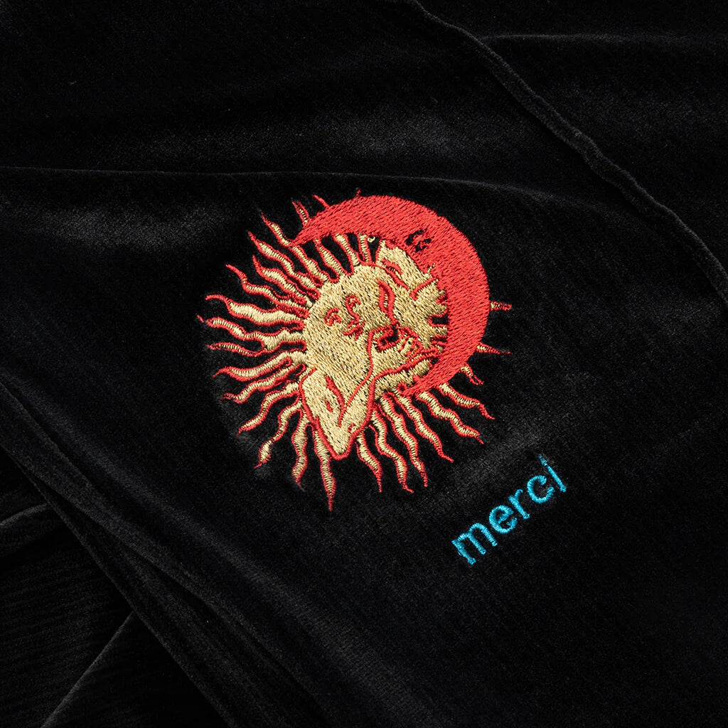 Merci Velour Pants Black