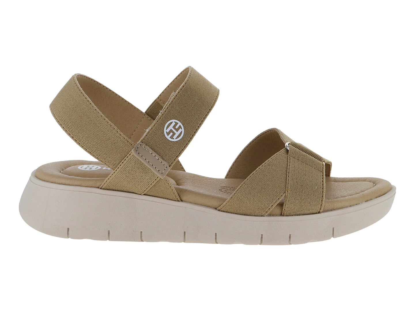 Sandalias de Plataforma Hispana Beige para Mujer