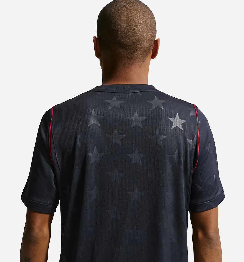 USMNT 2026 Stadium Away Dri Fit Soccer Replica Mens Jersey Dark Obsidian University Red Pure Platinum