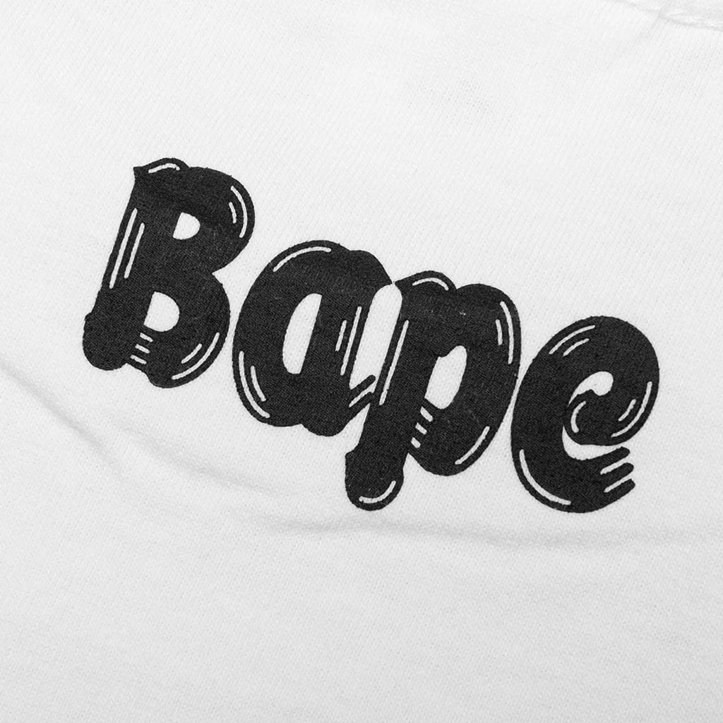 Brush College Tee White