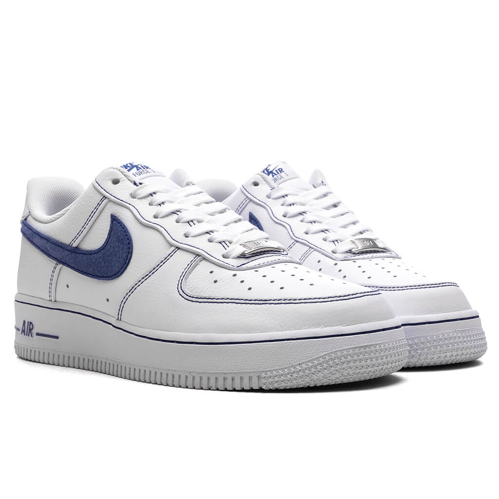 Air Force 1 07 LV8 White Deep Royal Blue