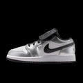 Air Jordan 1 Low SE White Black White Metallic Silver