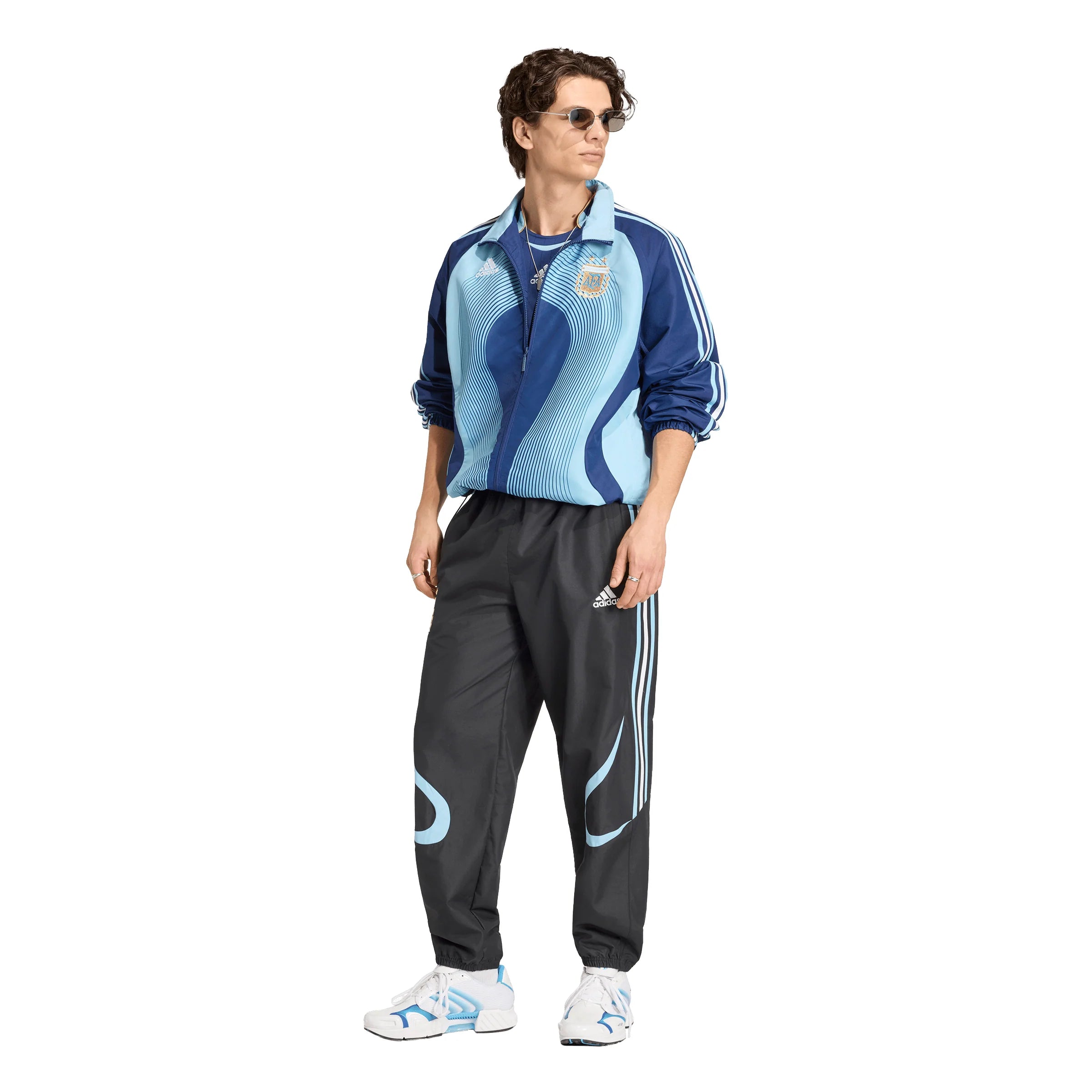 adidas Argentina Away 2006 Mens Track Top Dark Blue