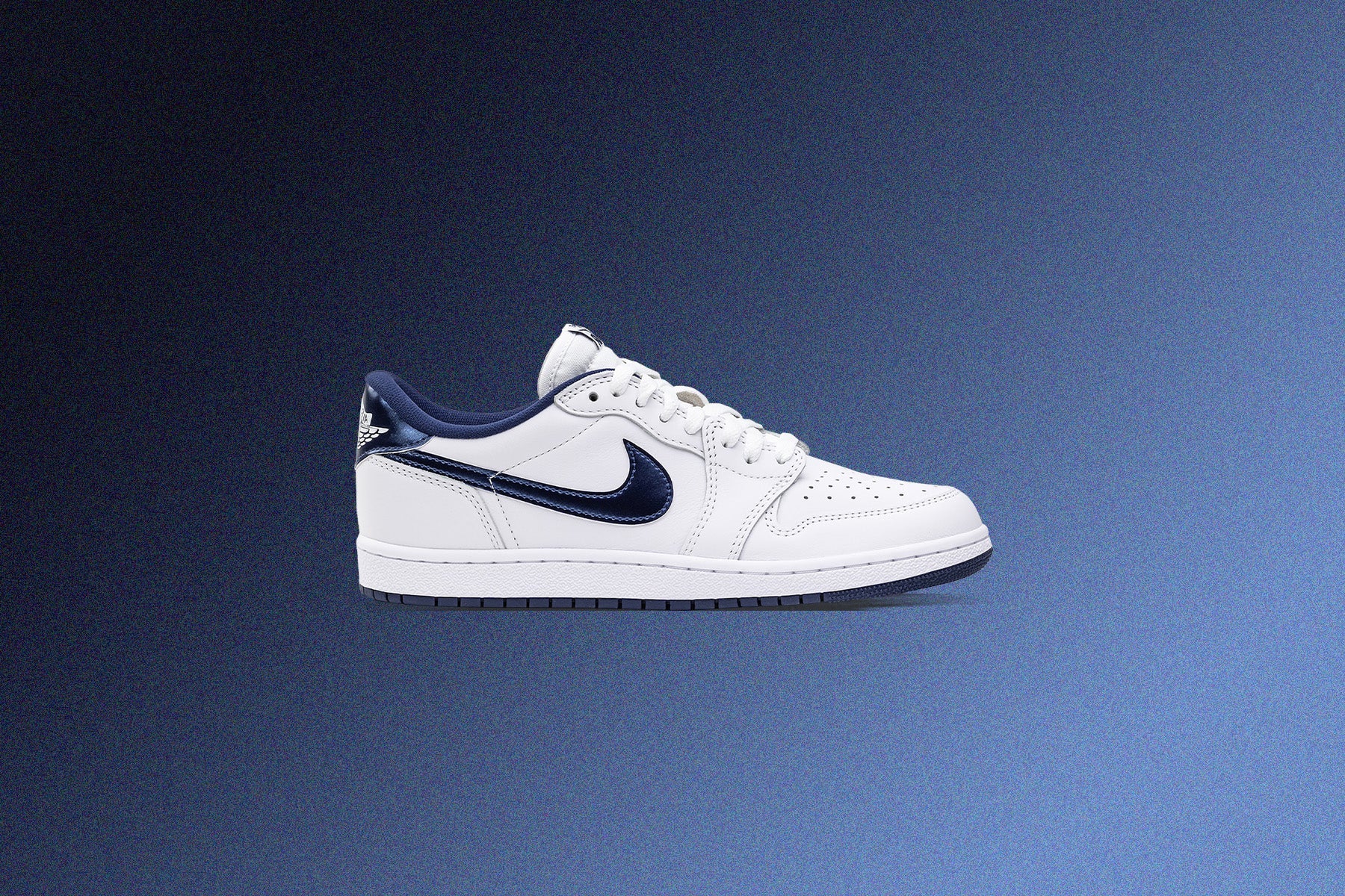 Air Jordan 1 Low 85 Metallic Blue White Navy