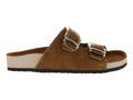 Sandalias de Gamuza Roze Color Camel para Mujer