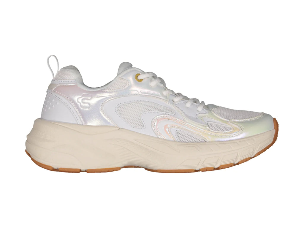 Tenis Charly Fashion Sport Blanco Multicolor para Mujer