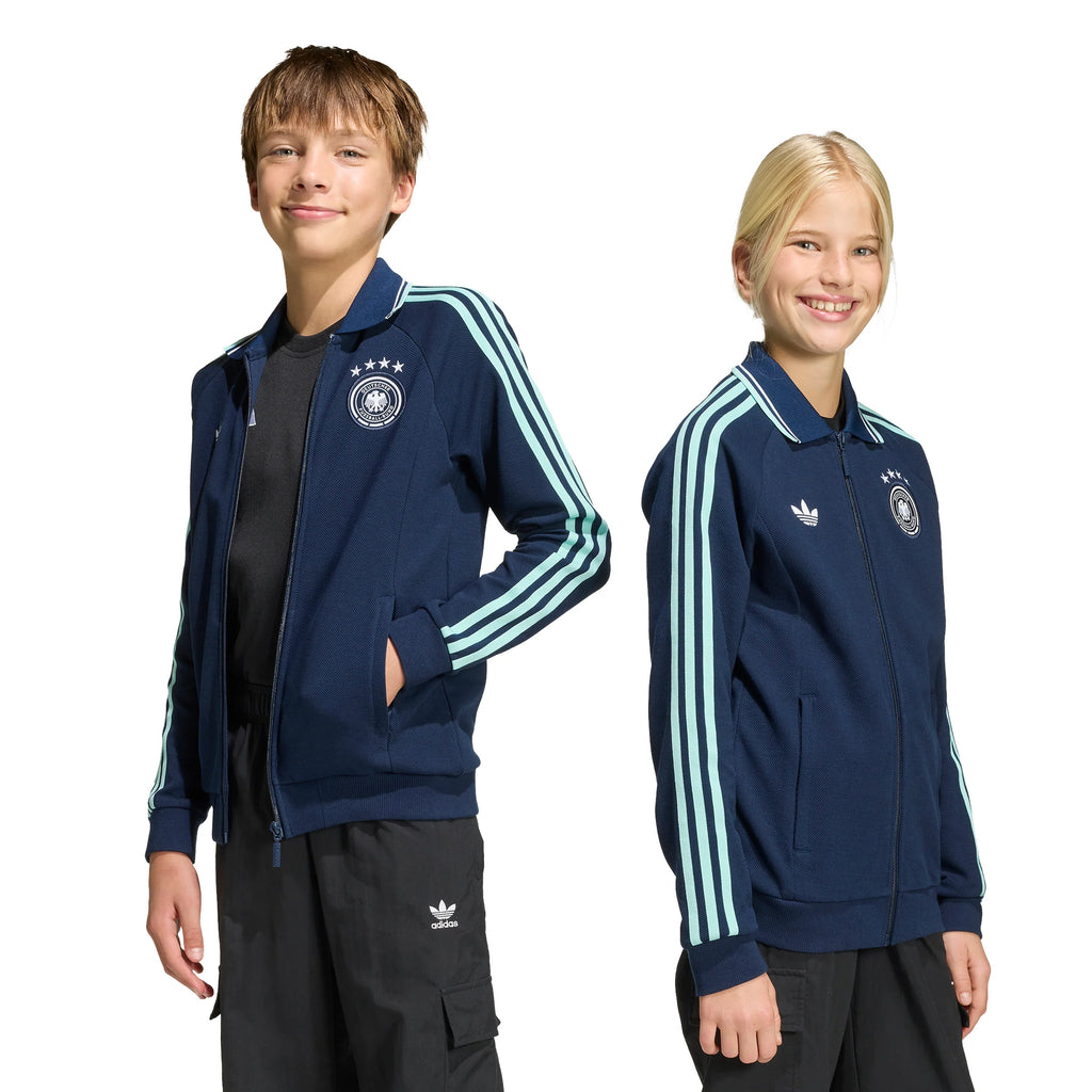 adidas Germany Away Anthem Soccer Jacket Navy