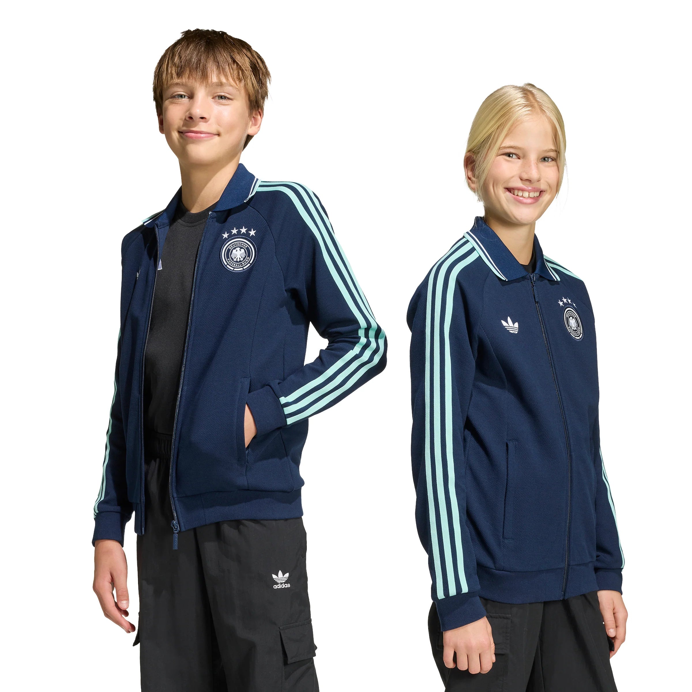 adidas Germany Away Anthem Soccer Jacket Navy
