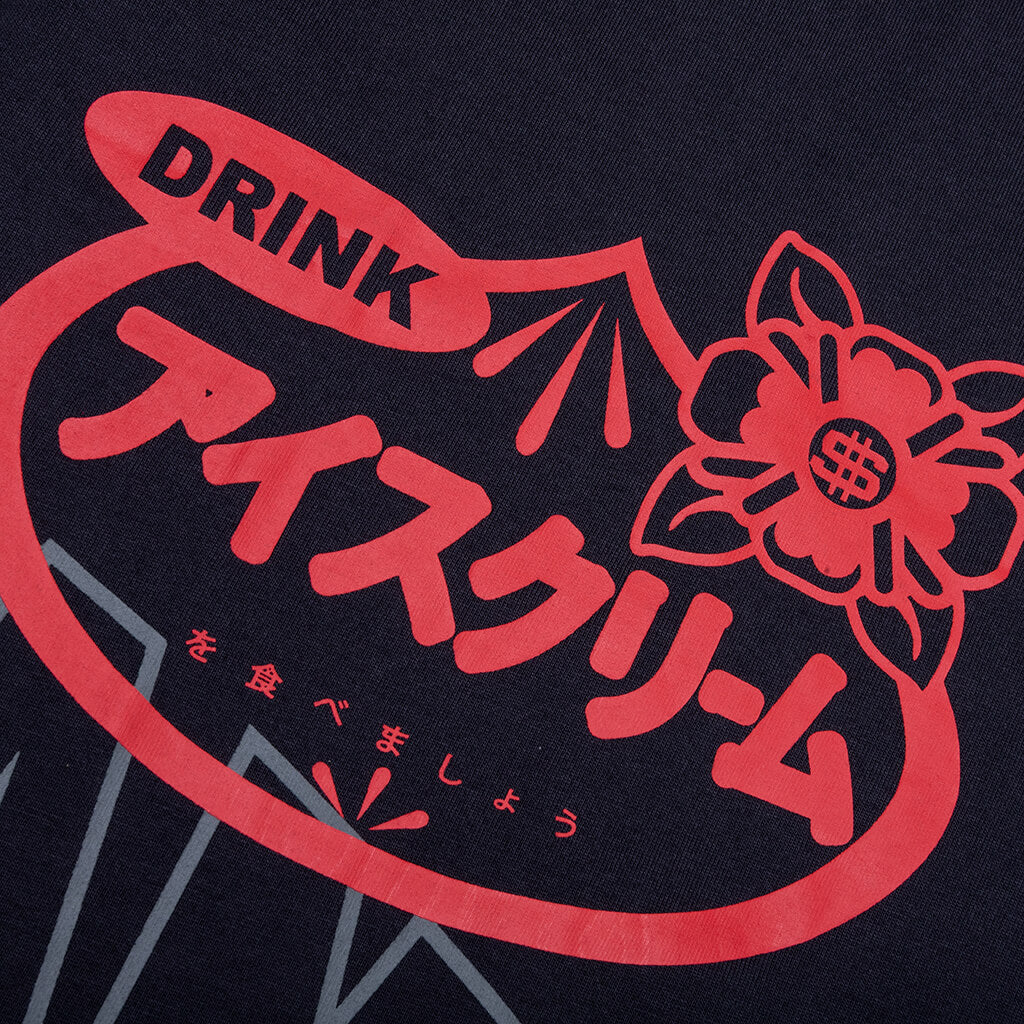 Overlay S S Tee Charcoal Art