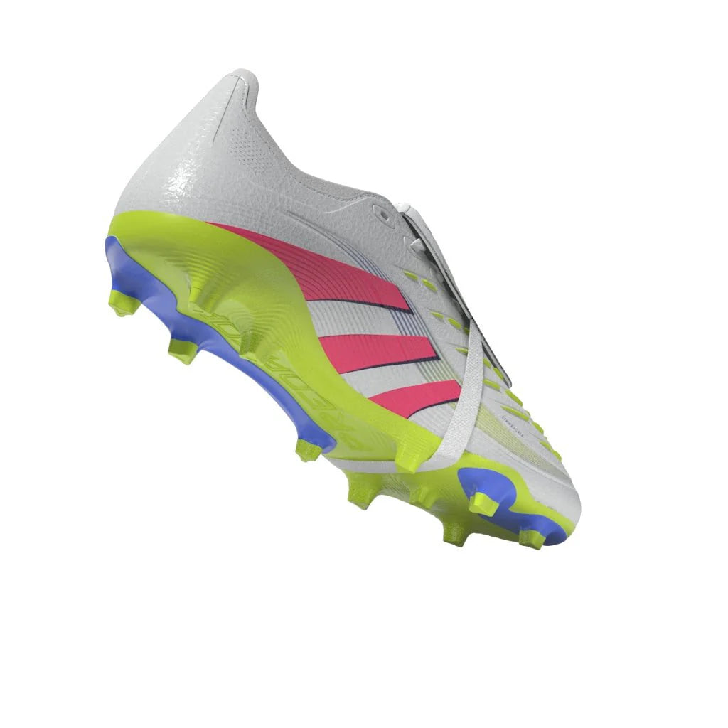 adidas Predator League Fold Over Tongue Firm Multi Ground Boots White Pink