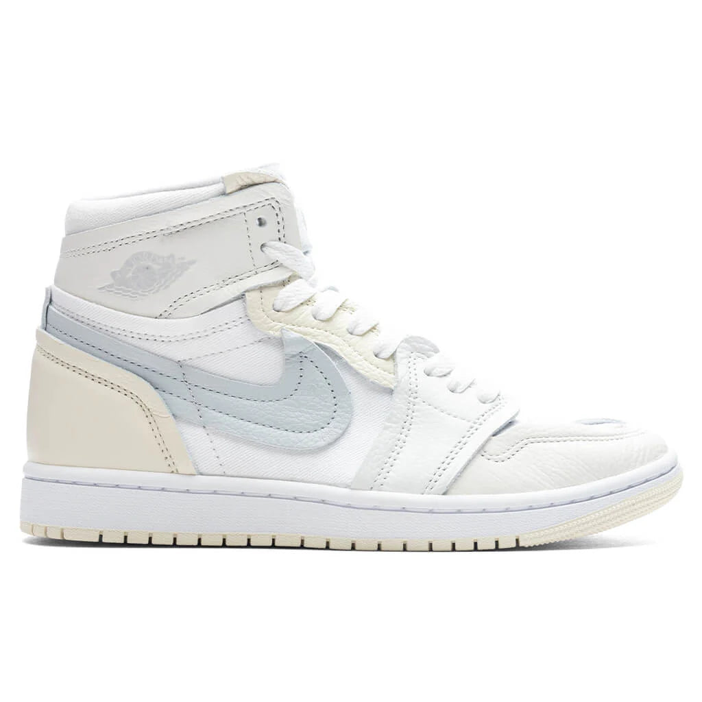 Womens Air Jordan 1 High MM White Pure Platinum Sail