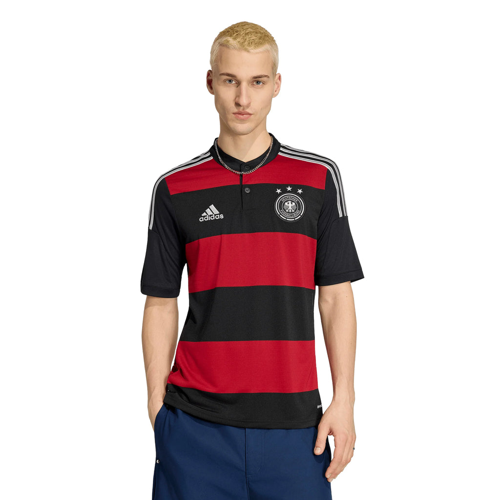 adidas Germany Away 2014 Mens Soccer Jersey Black Red White