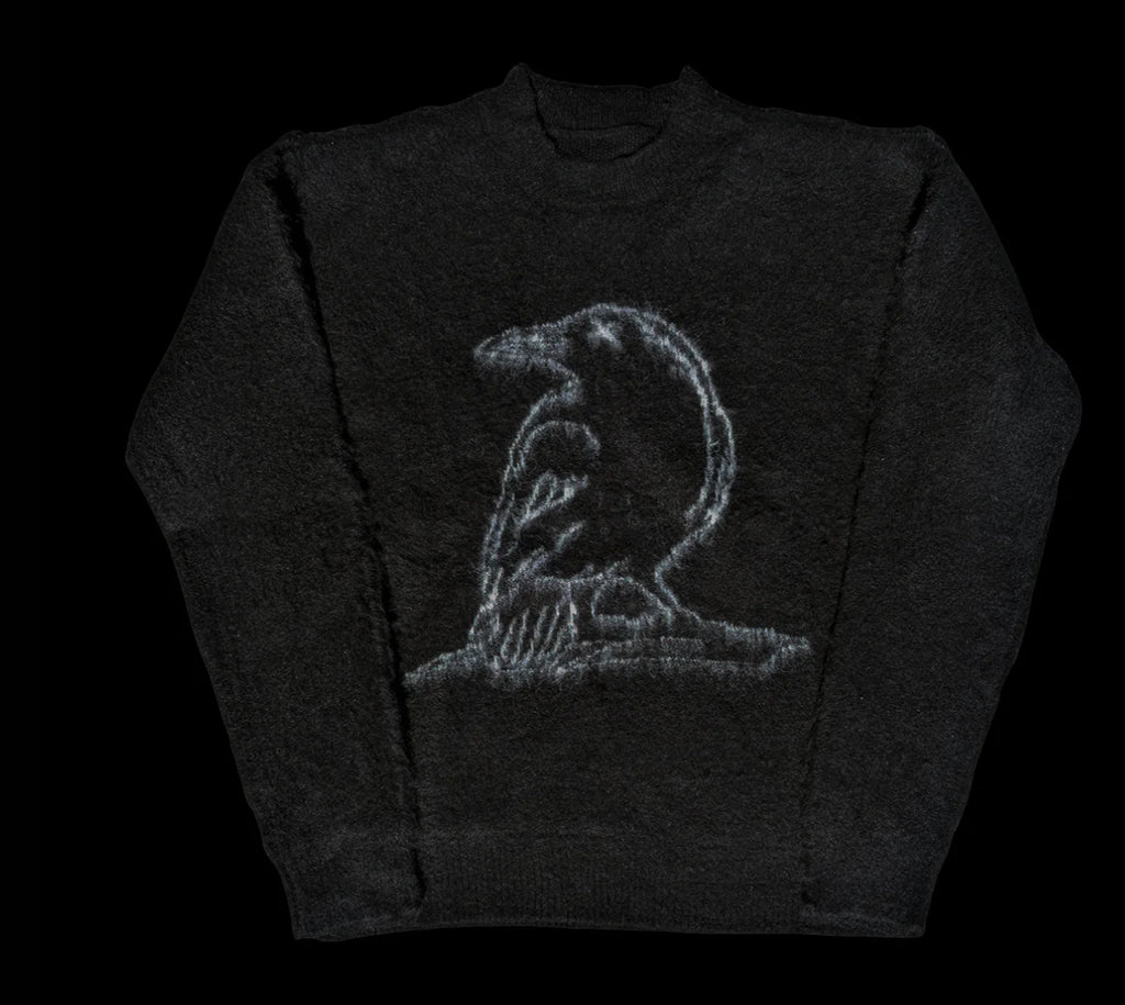 Two 18 Mohair Raven Sweater Black