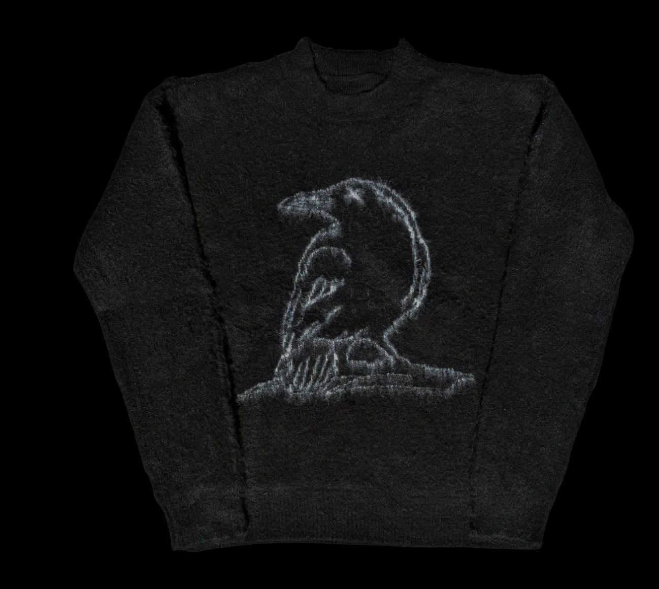 Two 18 Mohair Raven Sweater Black