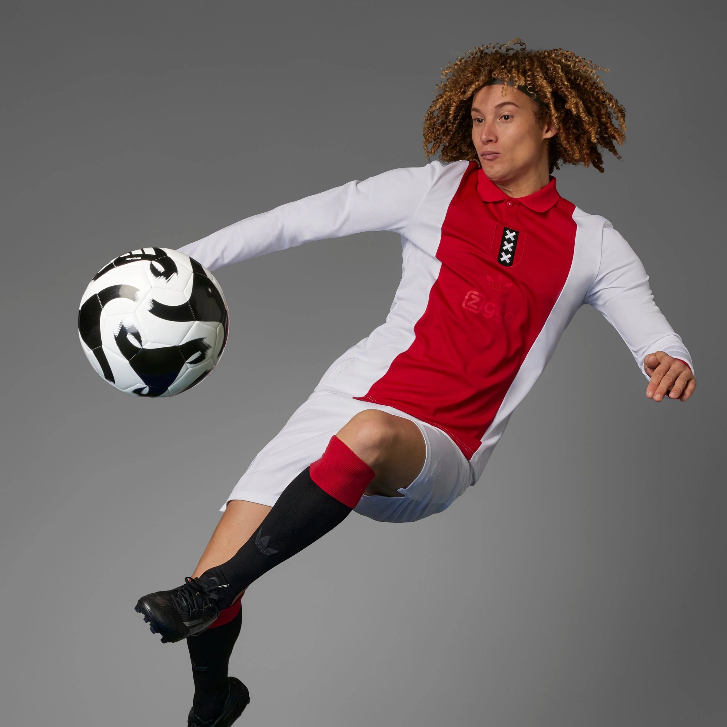 adidas Mens Ajax Amsterdam Anniversary 125 Jersey 25 White