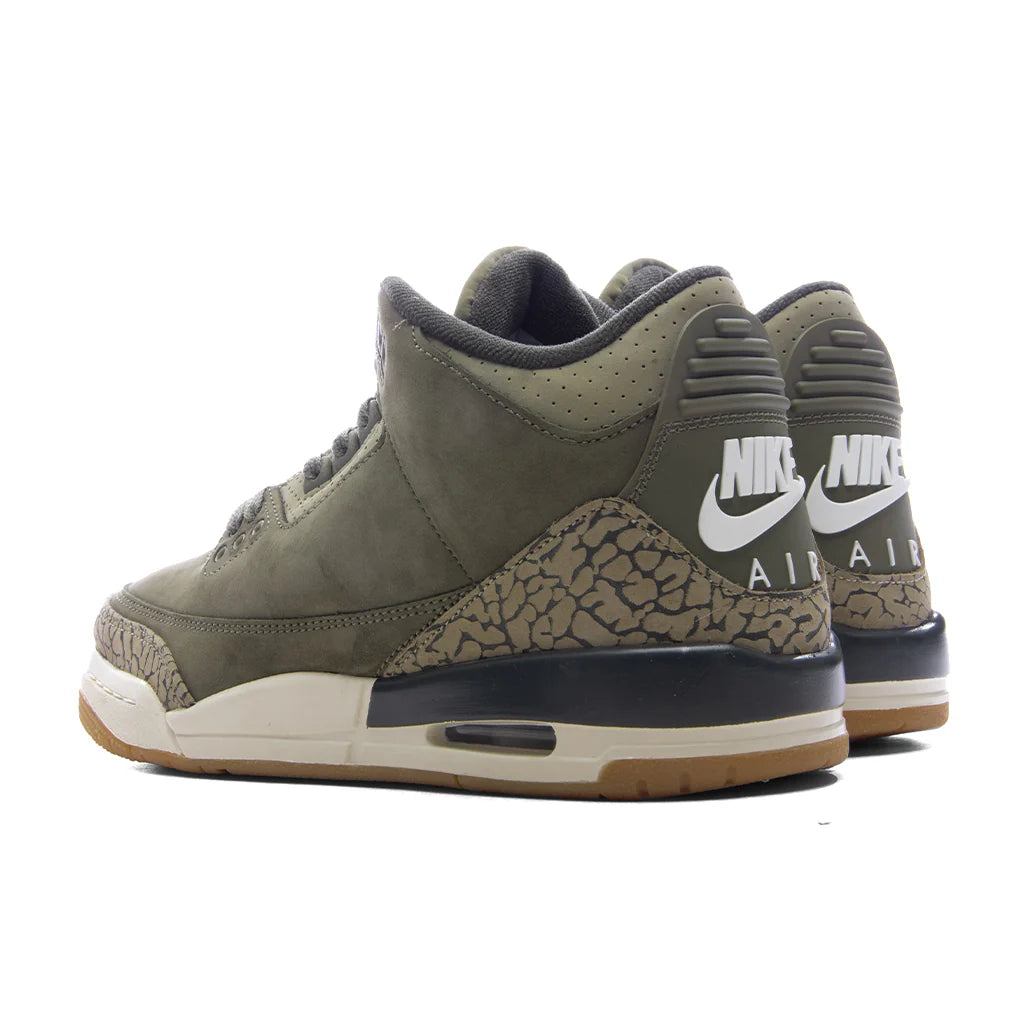 Air Jordan 3 Retro Family Affair GS Medium Olive Neutral Olive Sequoia